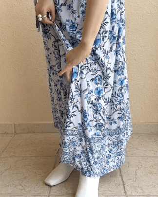 LEESLE - Injeolmi blue dress
