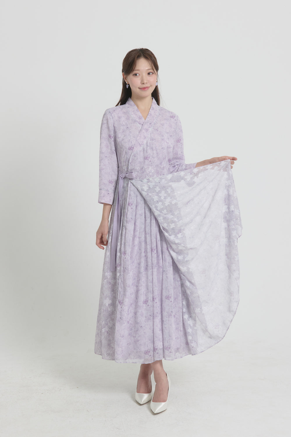 LEESLE - Cheollik purple dress