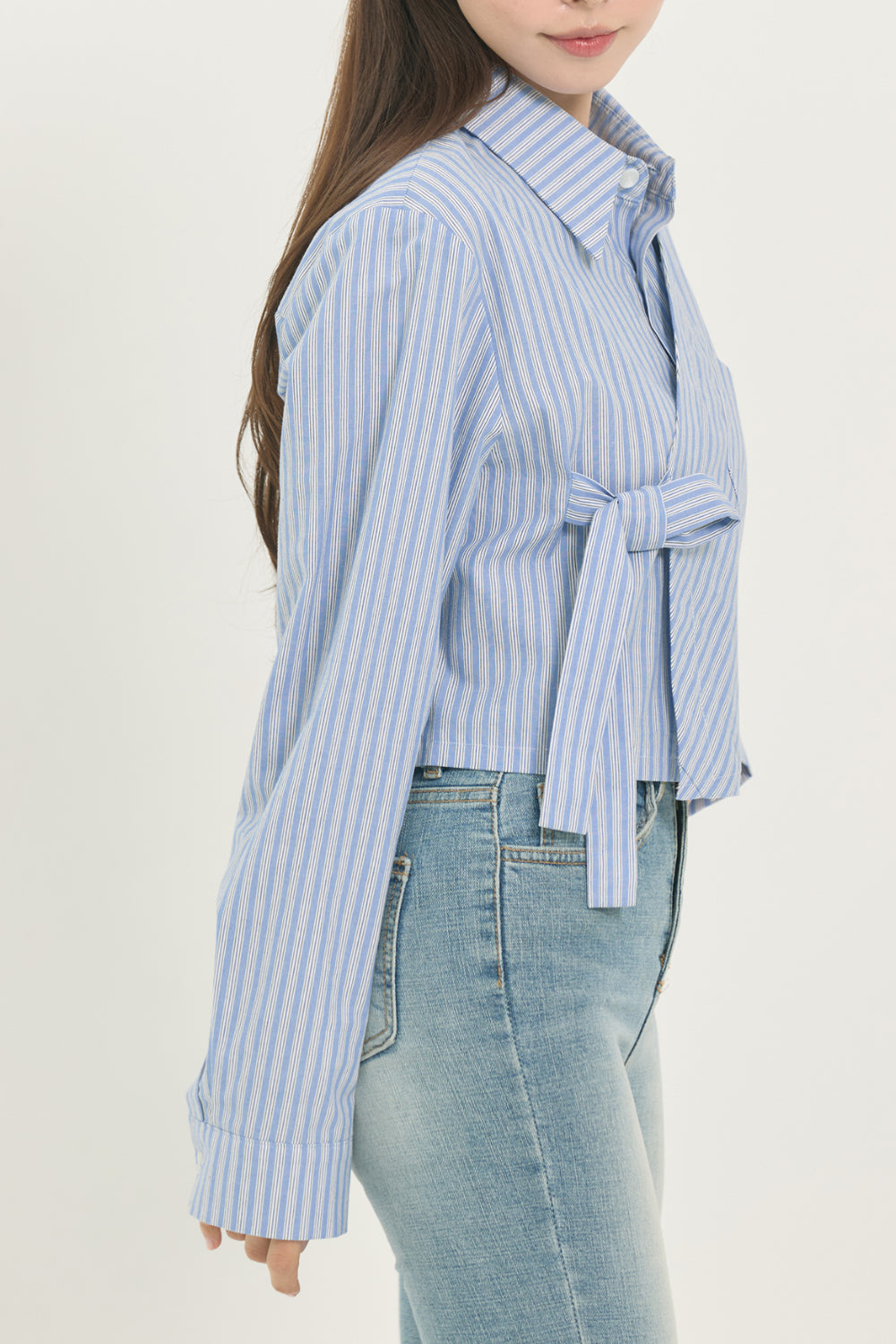 LEESLE - Hanna collab cropped shirt
