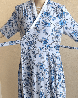 LEESLE - Injeolmi blue dress