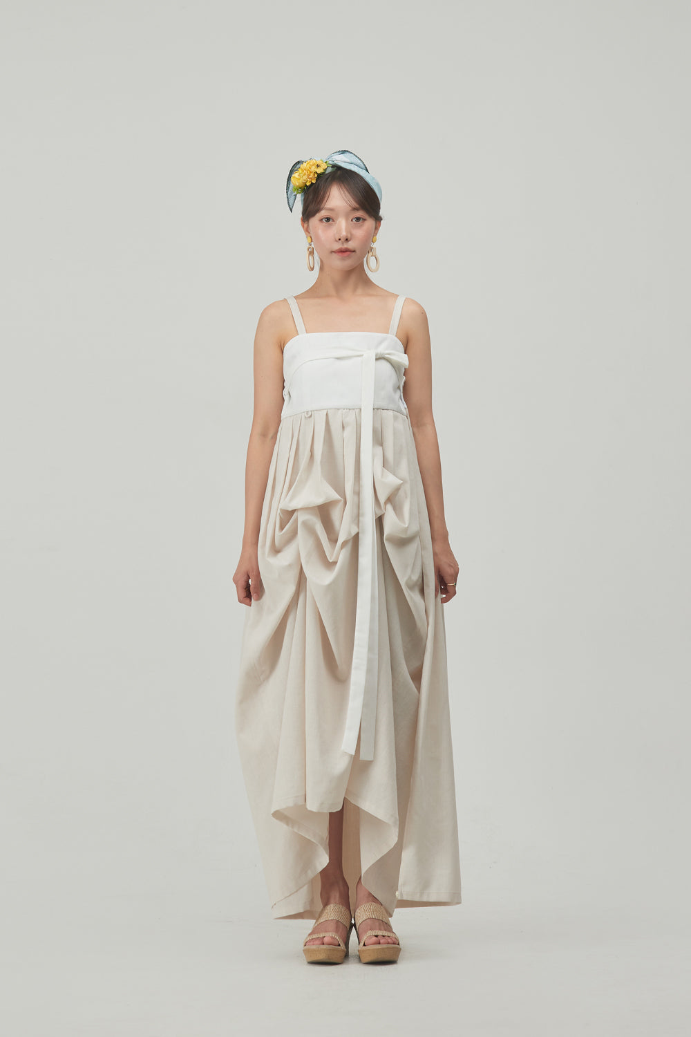 LEESLE - Ivory 3way dress