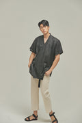LEESLE - Linen black jeogori UNISEX