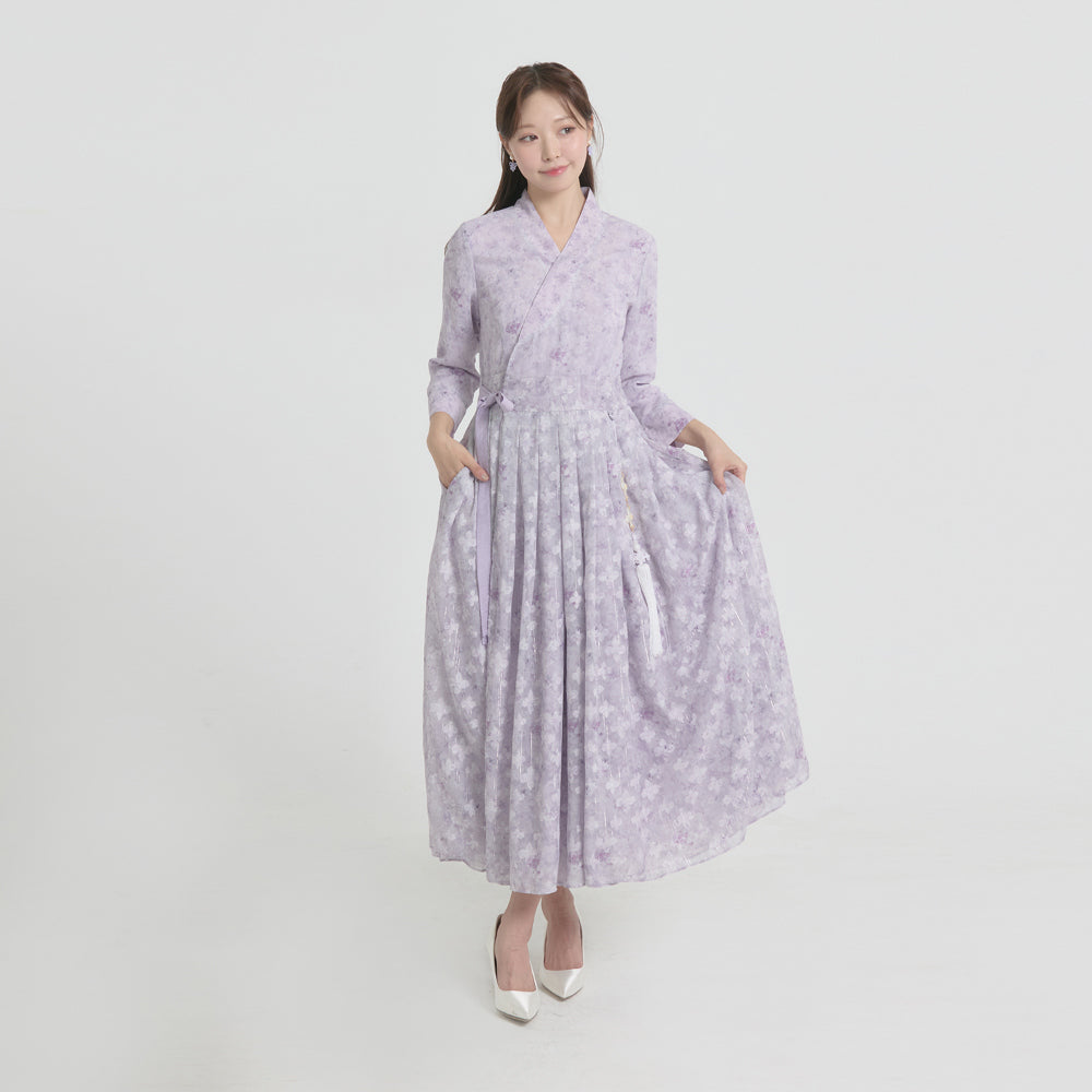 LEESLE - Cheollik purple dress