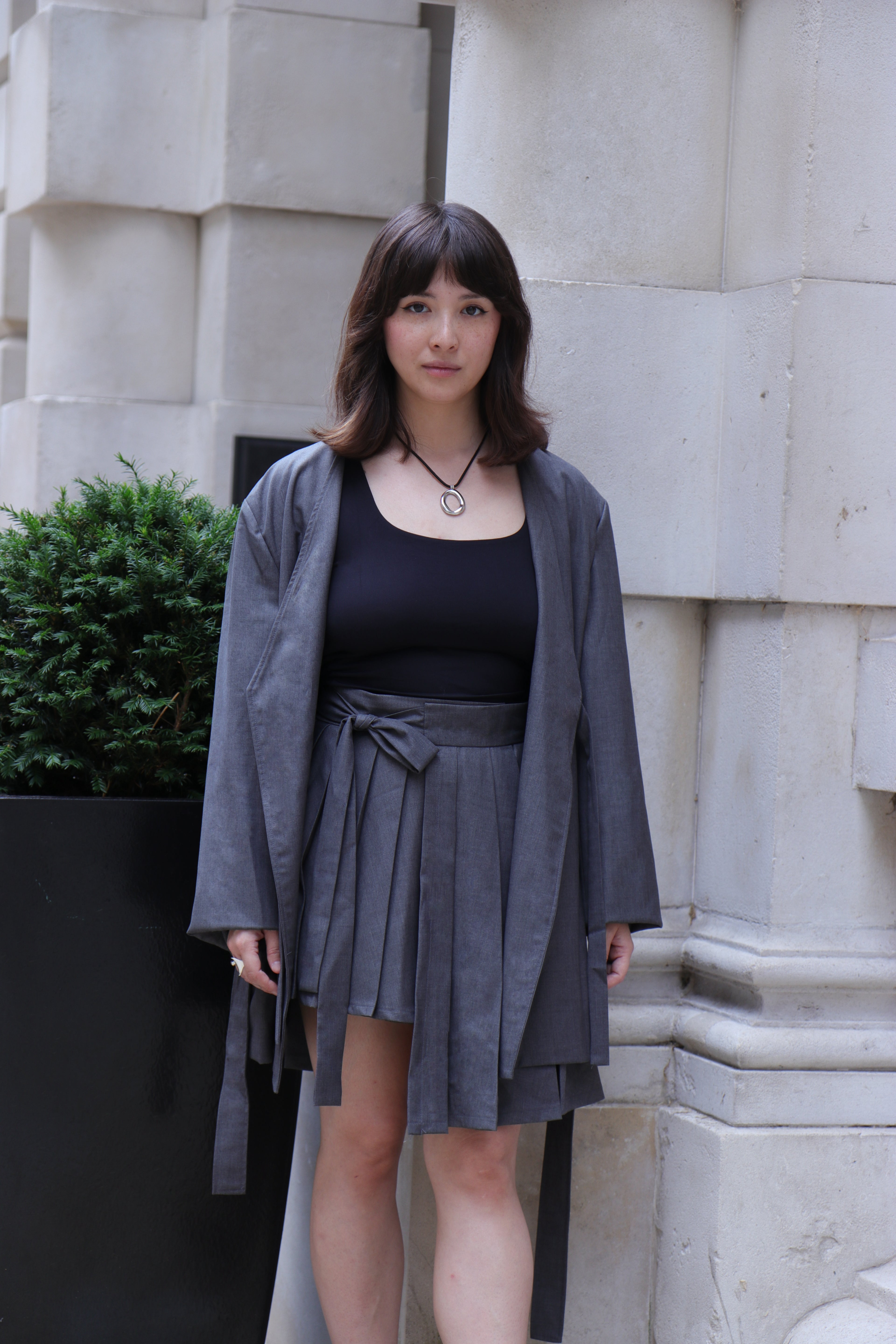 SHEEN:SEOUL - Unbalanced skirt