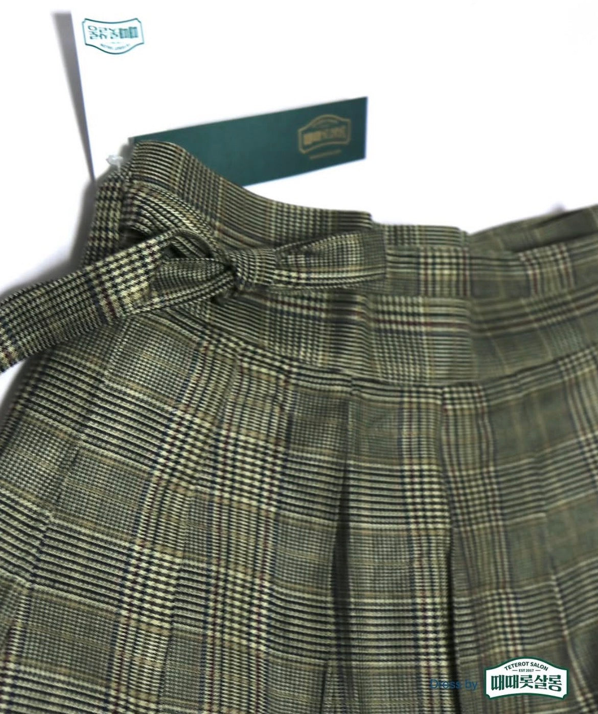 TETEROT SALON - Glen check skirt