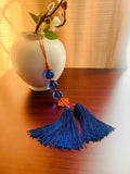 MARRON KNOT - Blue 3 wish Norigae