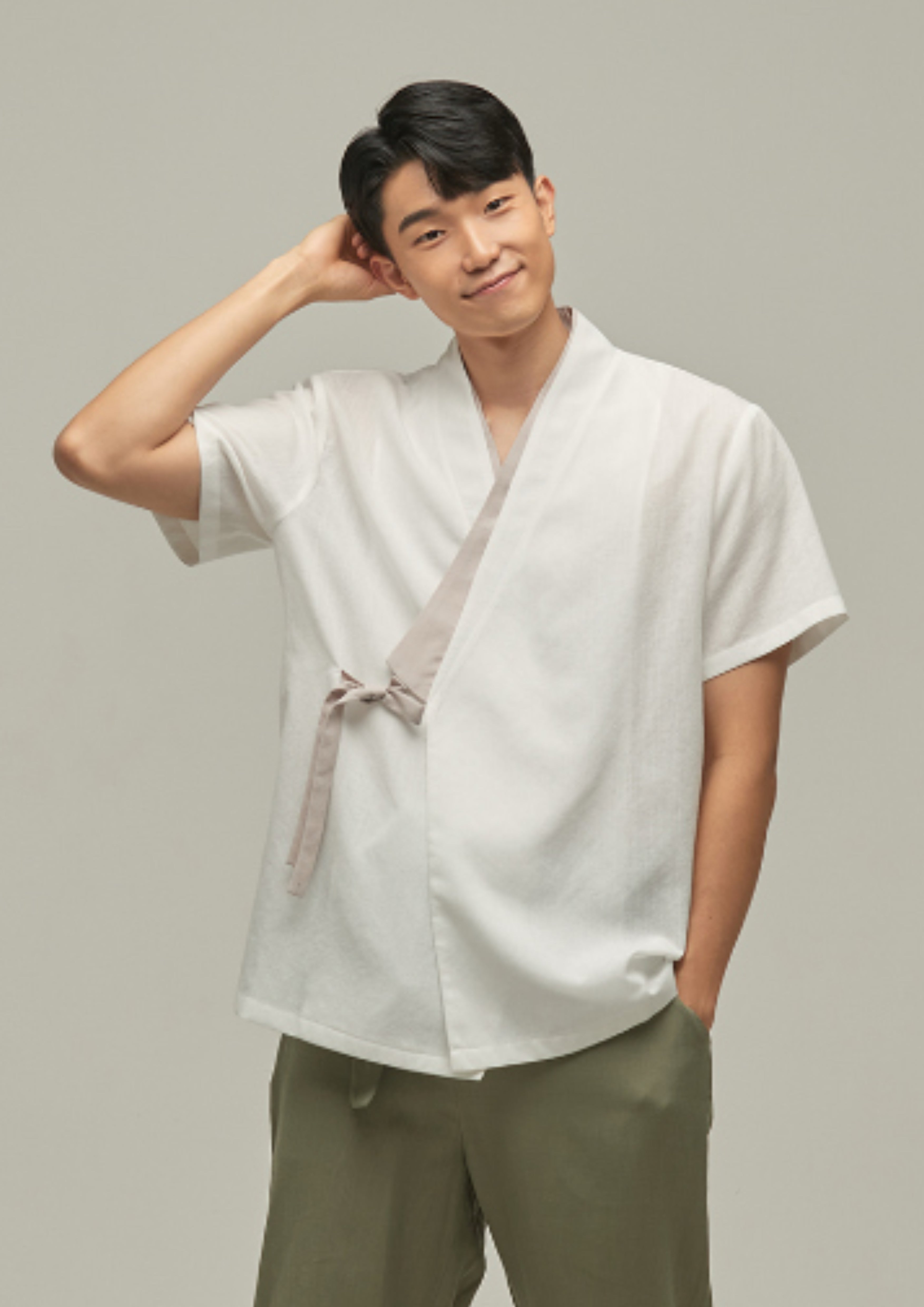 LEESLE - Beige Seonggit Jeogori (UNISEX)