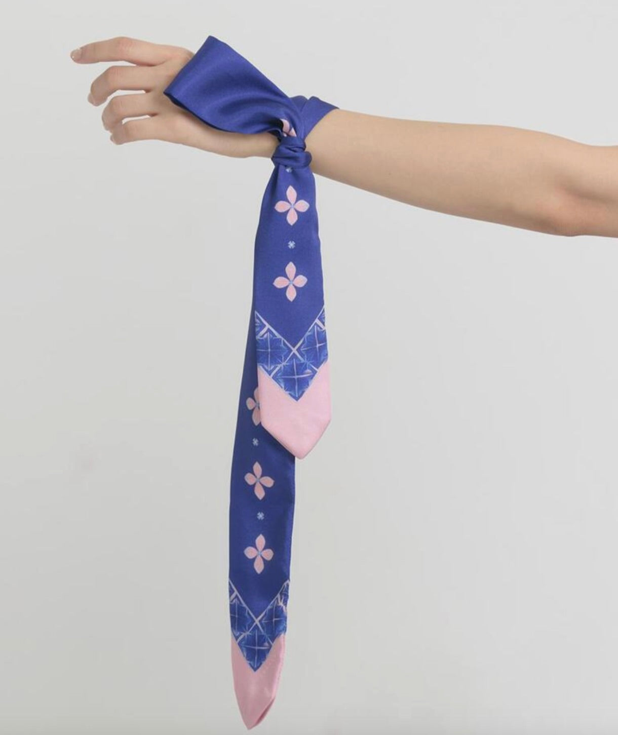 LEESLE - Floral Twilly Ribbon Daenggi (Blue)
