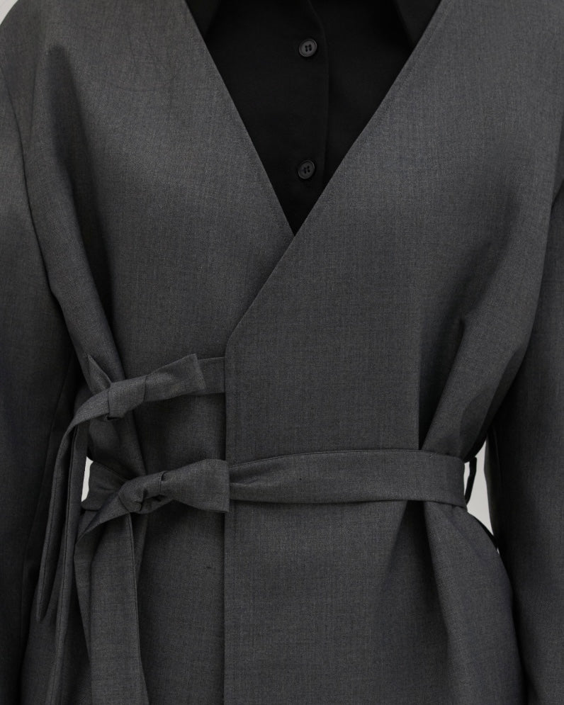 SHEEN:SEOUL - Benet Grey Jacket (UNISEX)