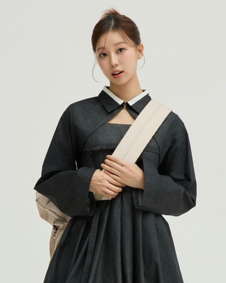 SHEEN:SEOUL - Beige Botjim Sling Bag (RECYCLED MATERIAL)