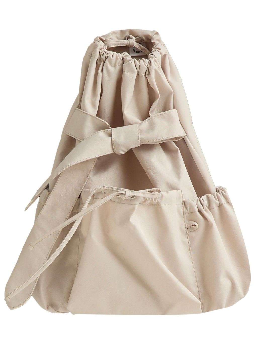 SHEEN:SEOUL - Beige Botjim Sling Bag (RECYCLED MATERIAL)