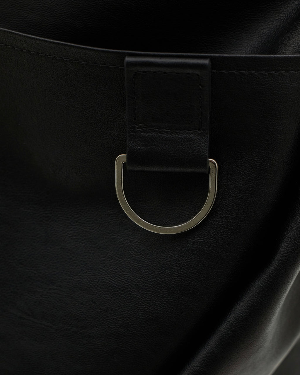 SHEEN:SEOUL - Black Hobo Botjim bag (VEGAN LEATHER)