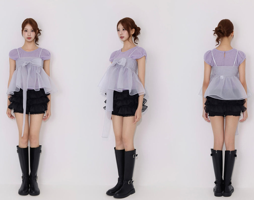 SHEEN:SEOUL - Goreum bustier Lilac