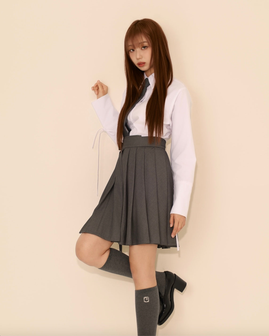 SHEEN:SEOUL - Unbalanced skirt