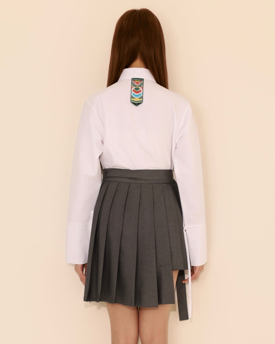 SHEEN:SEOUL - Unbalanced skirt