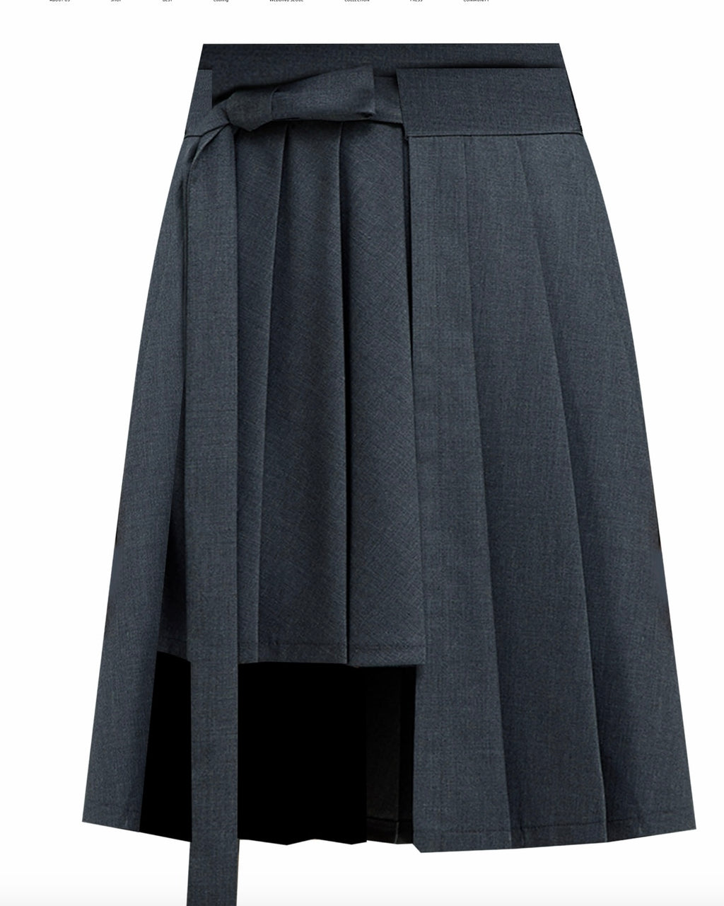 SHEEN:SEOUL - Unbalanced skirt