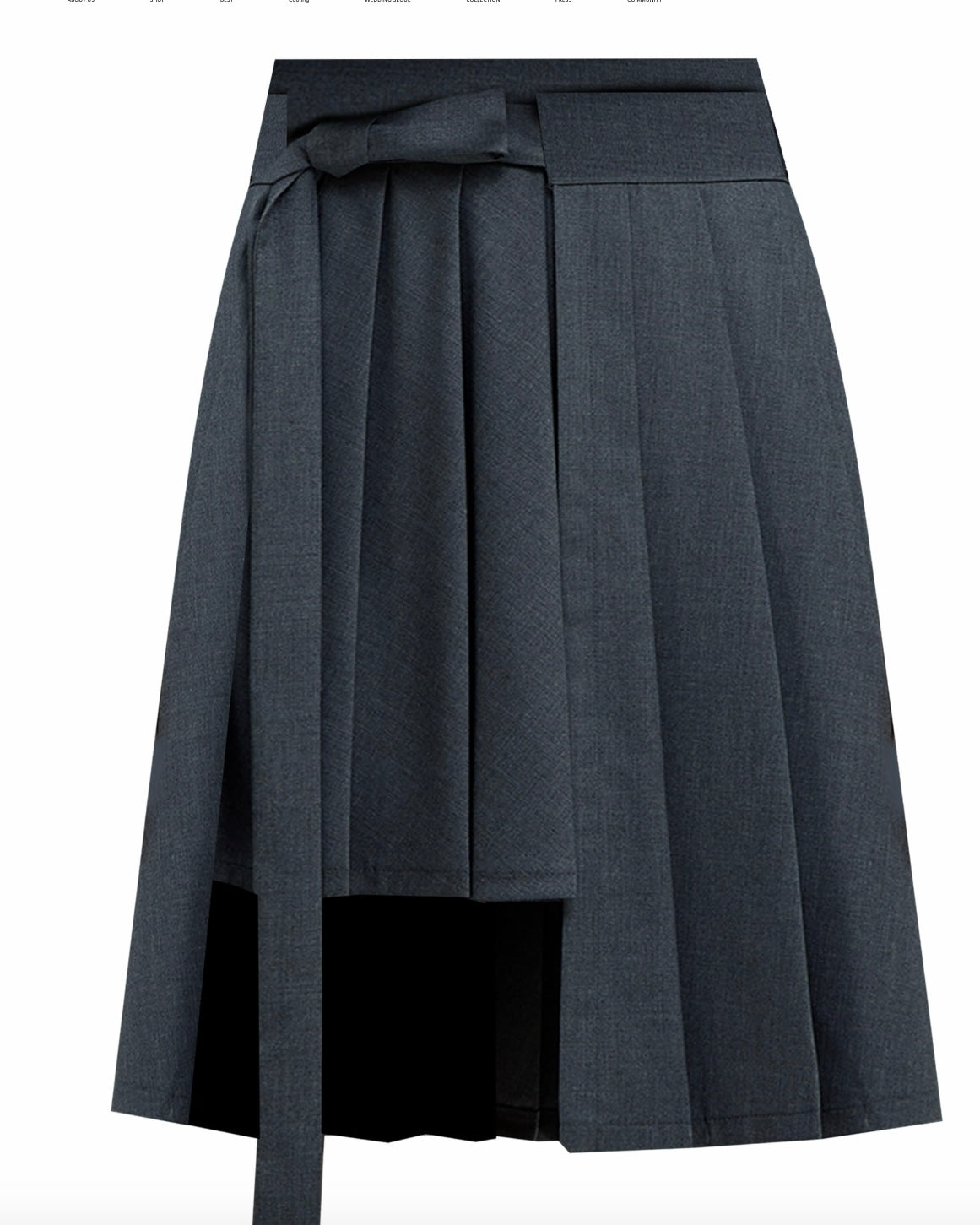 SHEEN:SEOUL - Unbalanced skirt