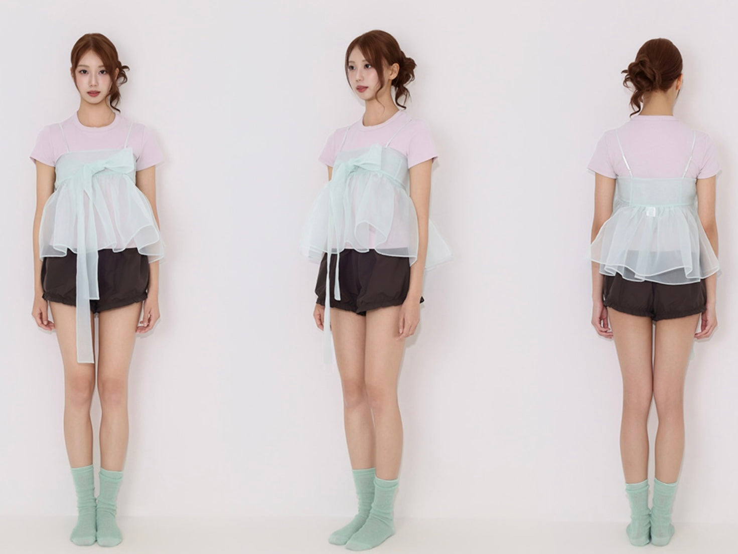 SHEEN:SEOUL - Goreum bustier Mint