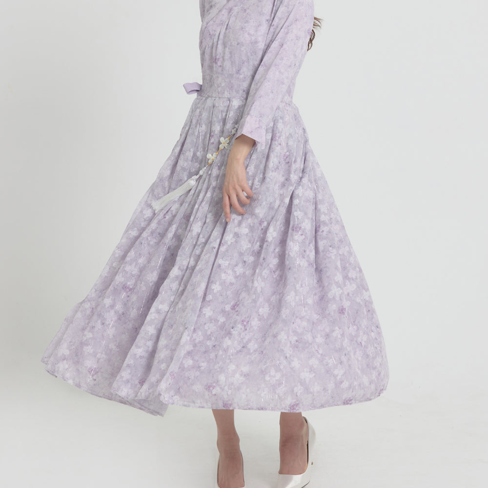 LEESLE - Cheollik purple dress
