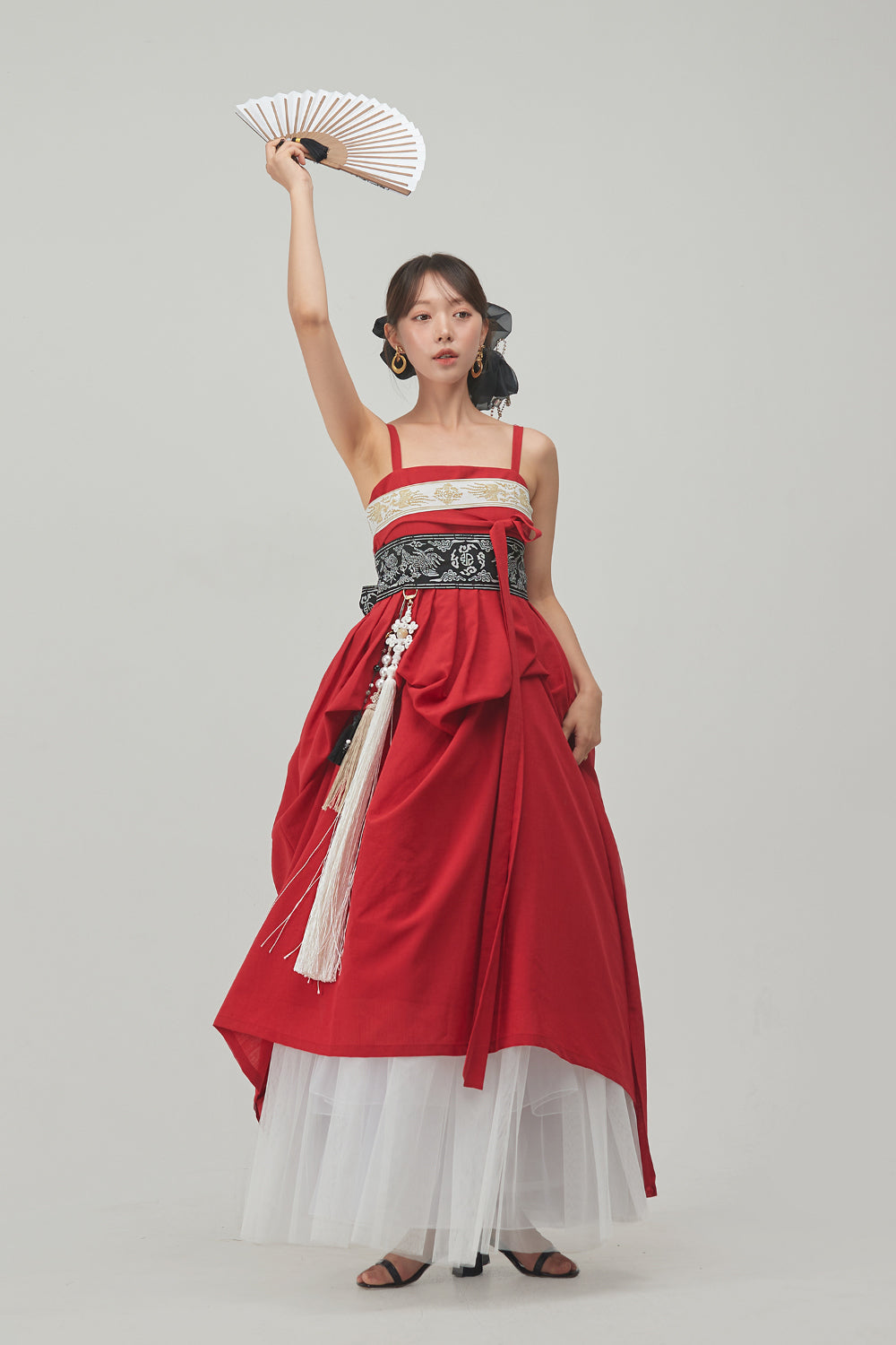 LEESLE - Red 3way dress