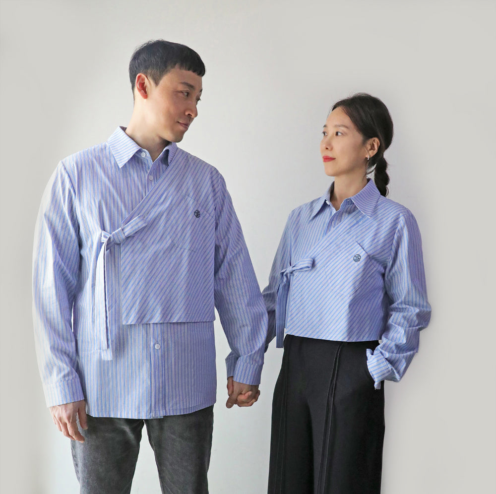 LEESLE - Hanna collab cropped shirt
