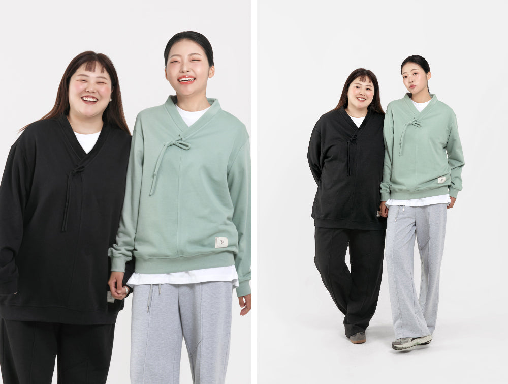 LEESLE - Every Hanbok mint sweater