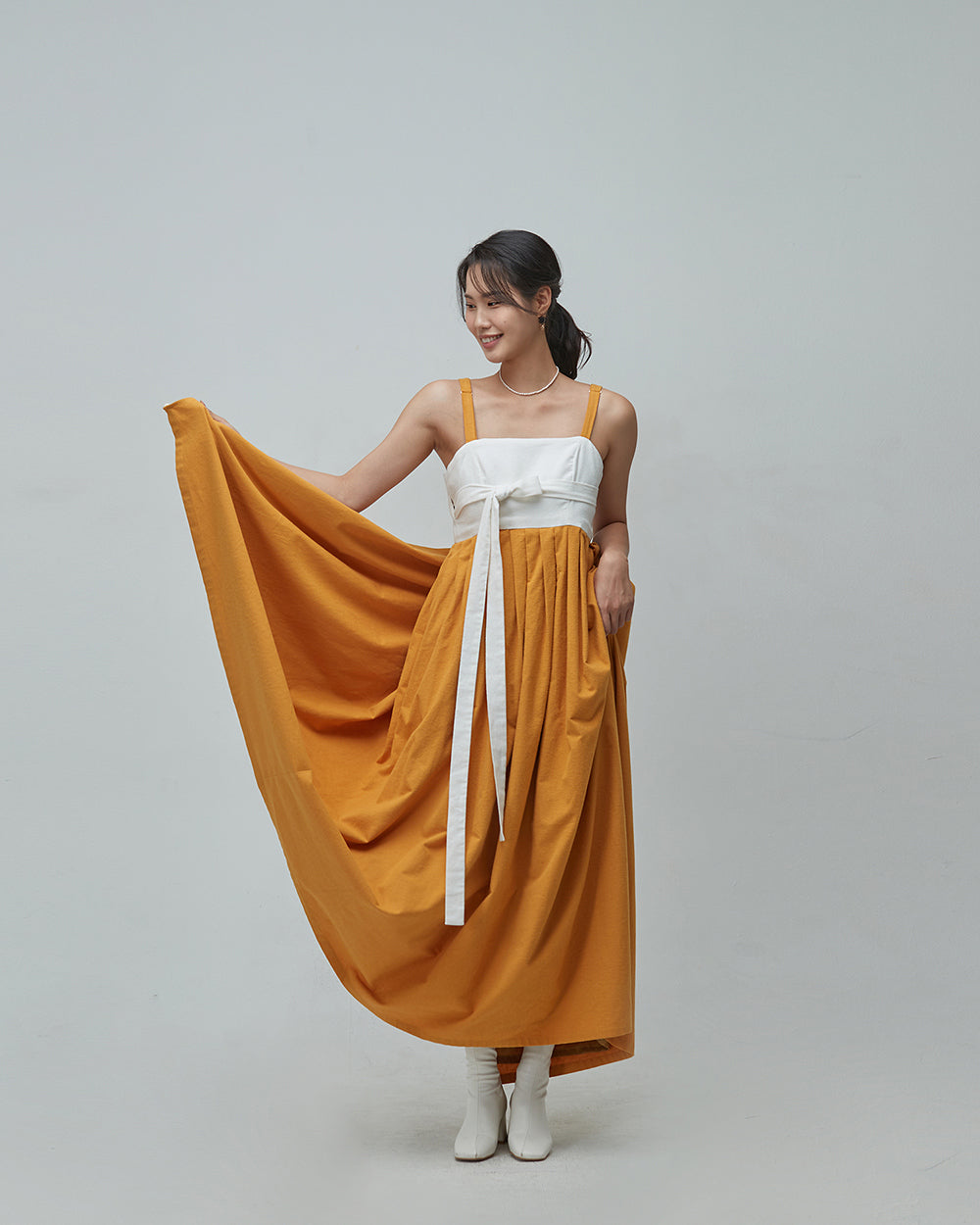 LEESLE - Yellow 3way dress