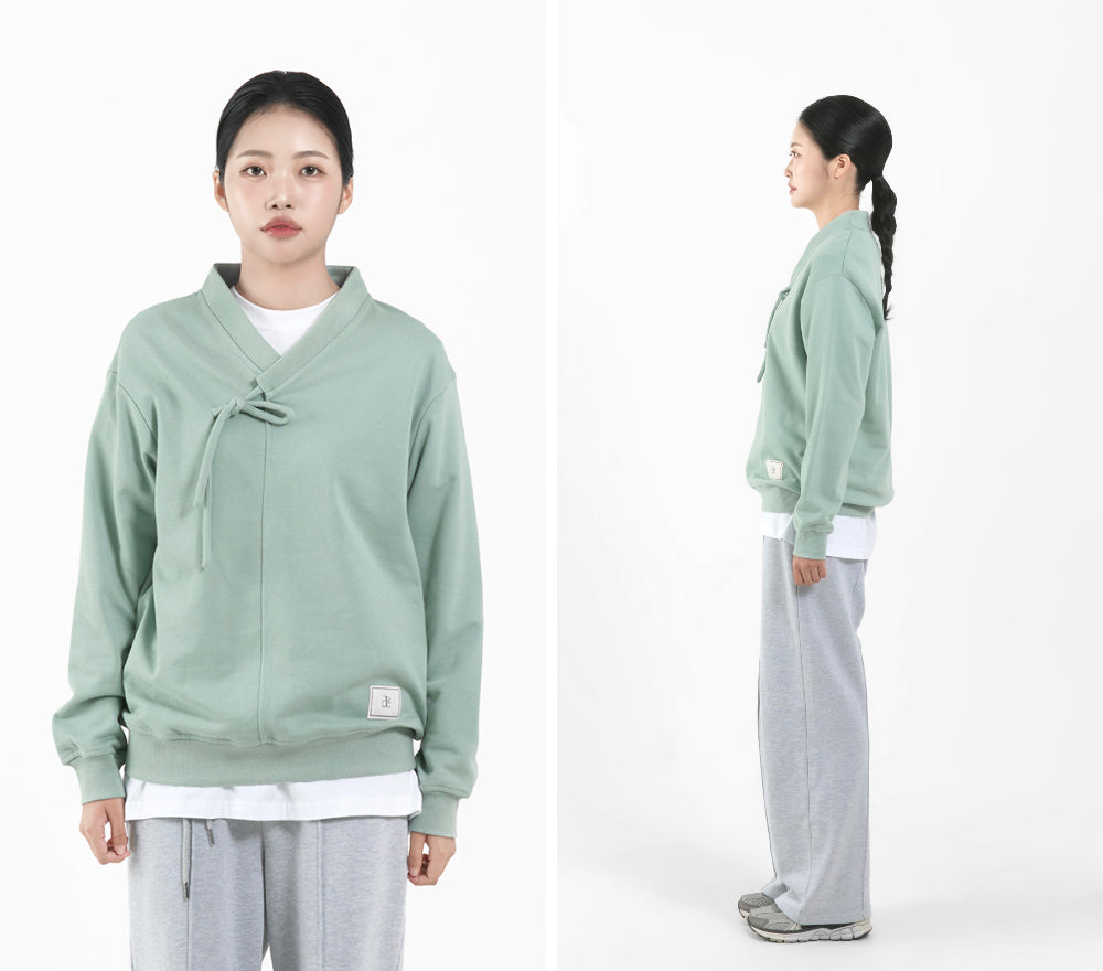 LEESLE - Every Hanbok mint sweater