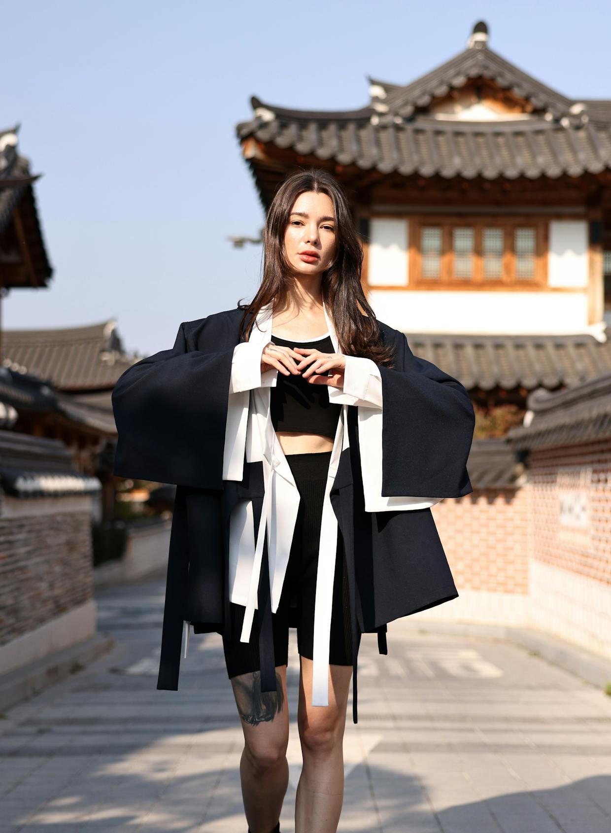SHEEN:SEOUL - Black dopo Jacket