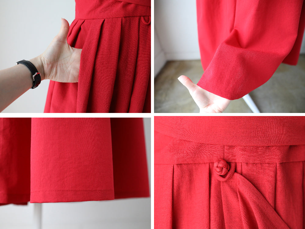 LEESLE - Red 3way dress