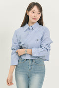 LEESLE - Hanna collab cropped shirt