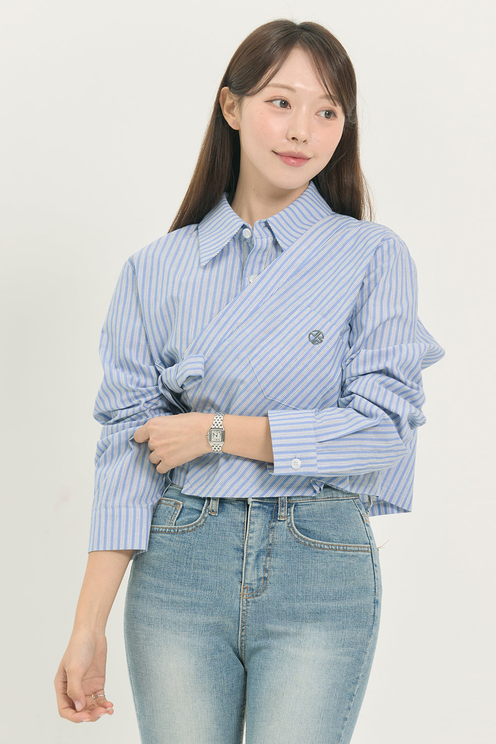 LEESLE - Hanna collab cropped shirt