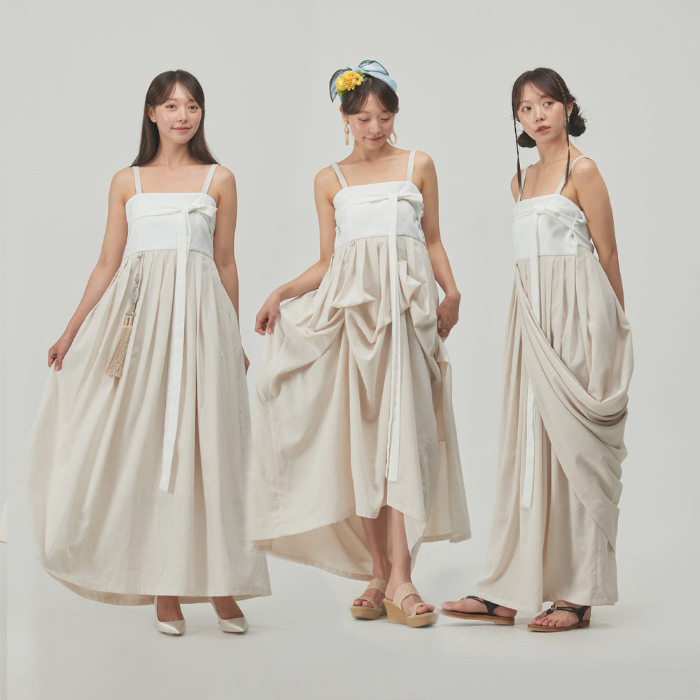 LEESLE - Ivory 3way dress