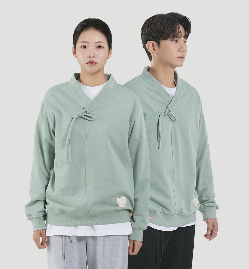 LEESLE - Every Hanbok mint sweater