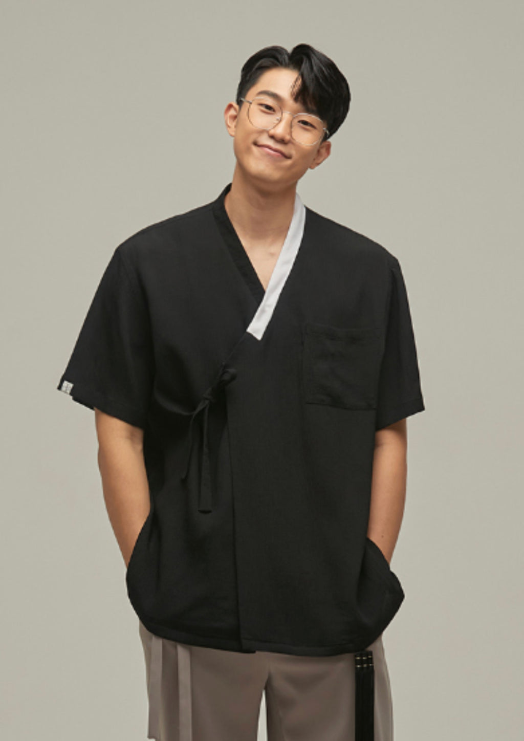 LEESLE - Black white Seonggit Jeogori (UNISEX)